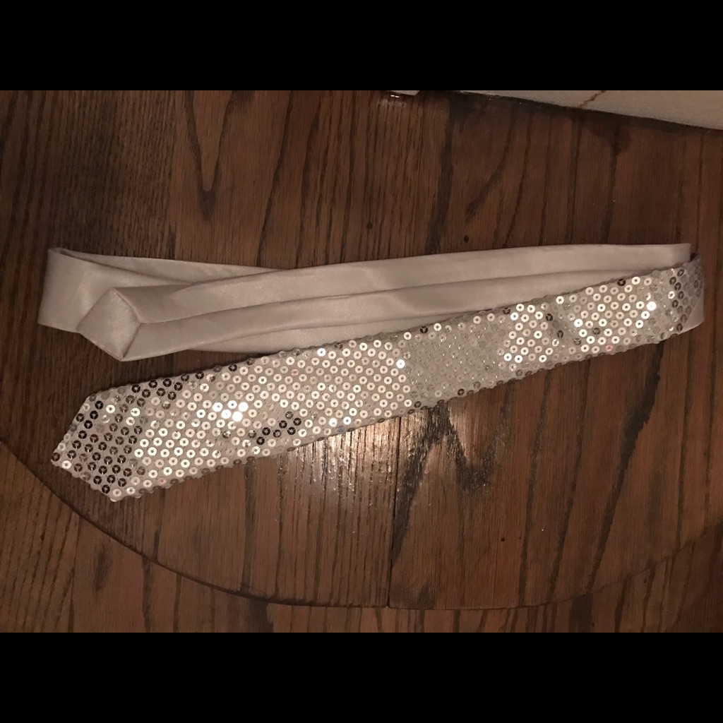 4 Sequin Ties